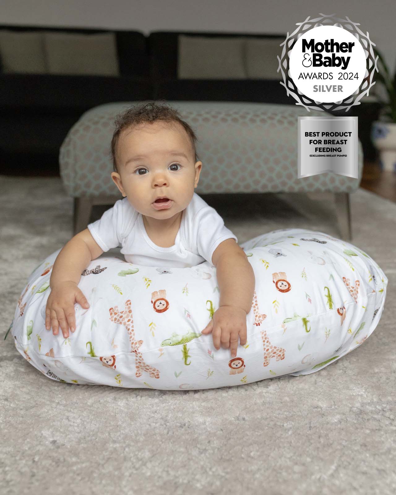 BABYGO® African Nursing Pillow Cover - Image 4
