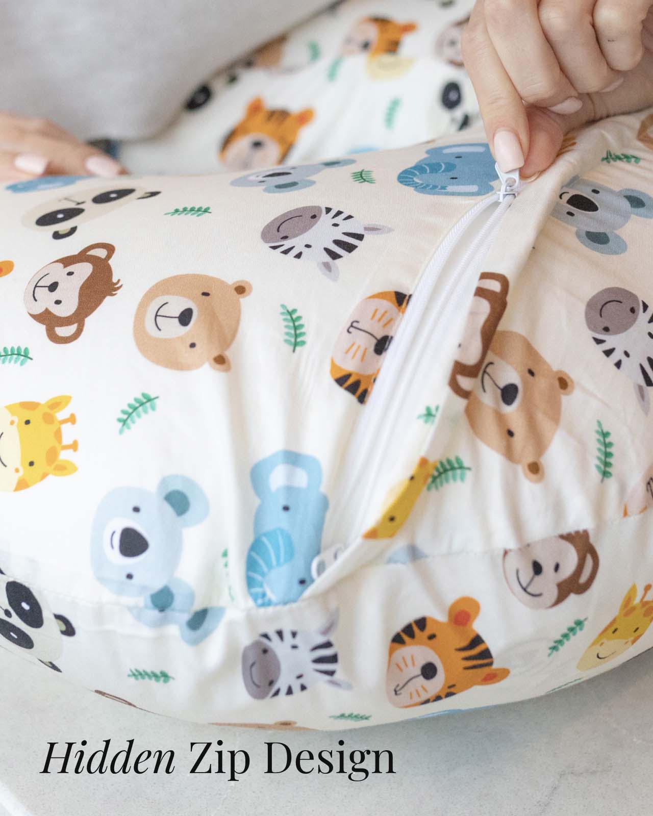 BABYGO® Animal Nursing Pillow Cover - Image 2