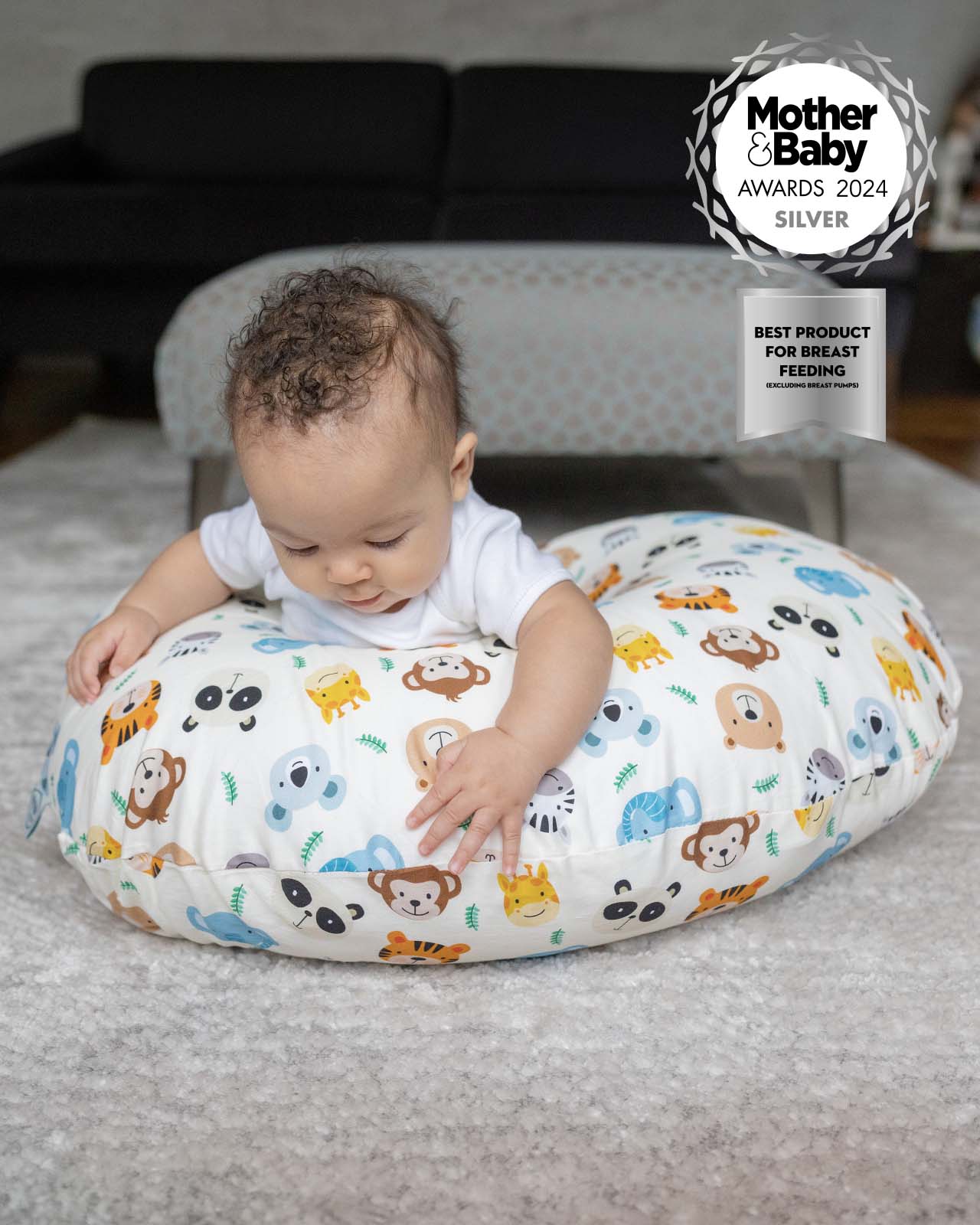 BABYGO® Animal Nursing Pillow No Box - Image 2