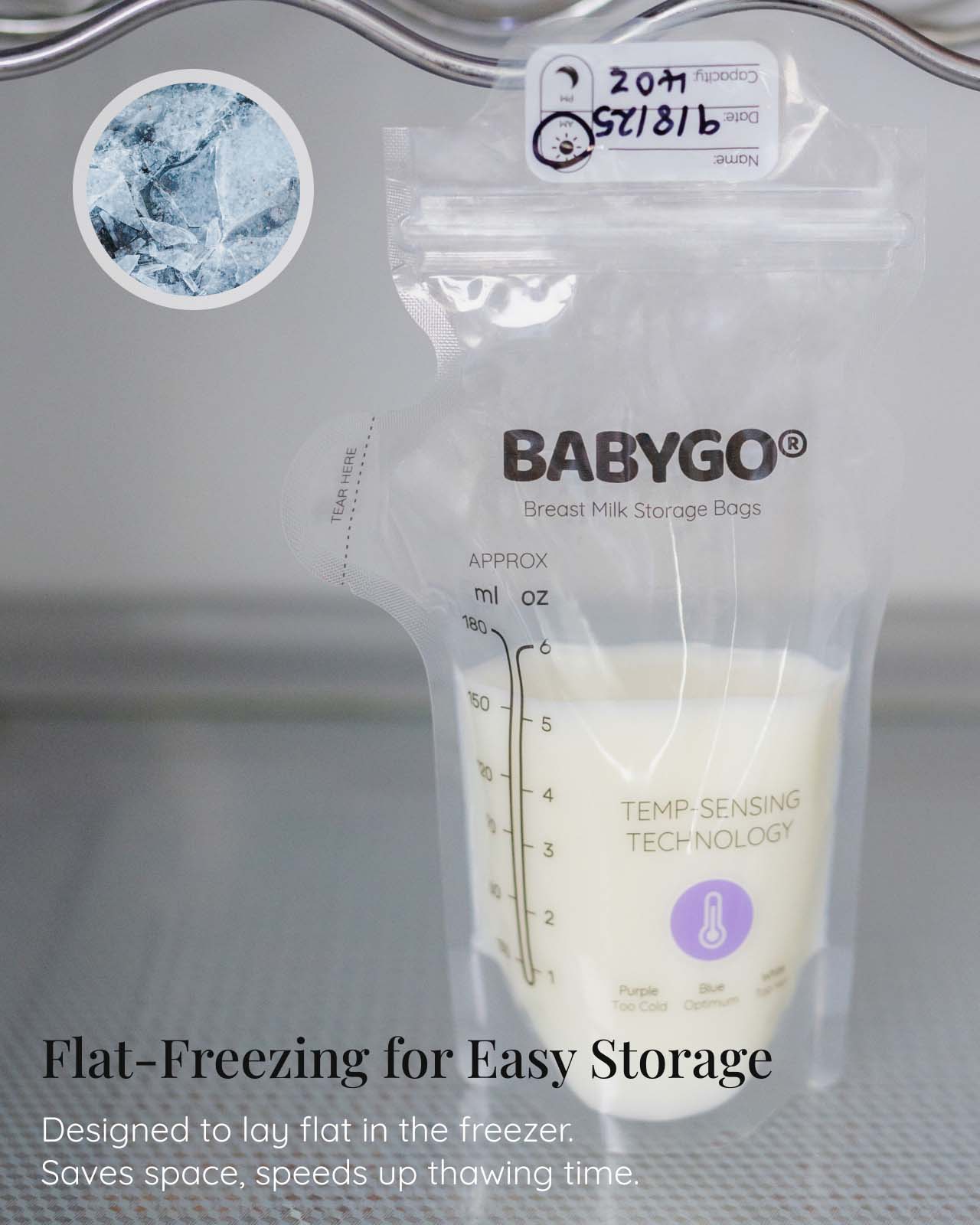 BABYGO® Disposable Breast Milk Storage Bags - Image 5