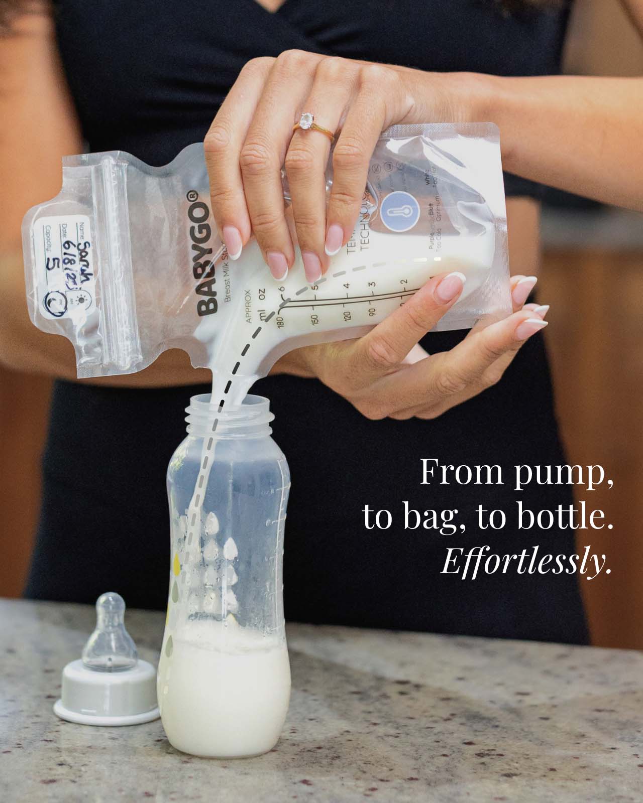BABYGO® Disposable Breast Milk Storage Bags - Image 6