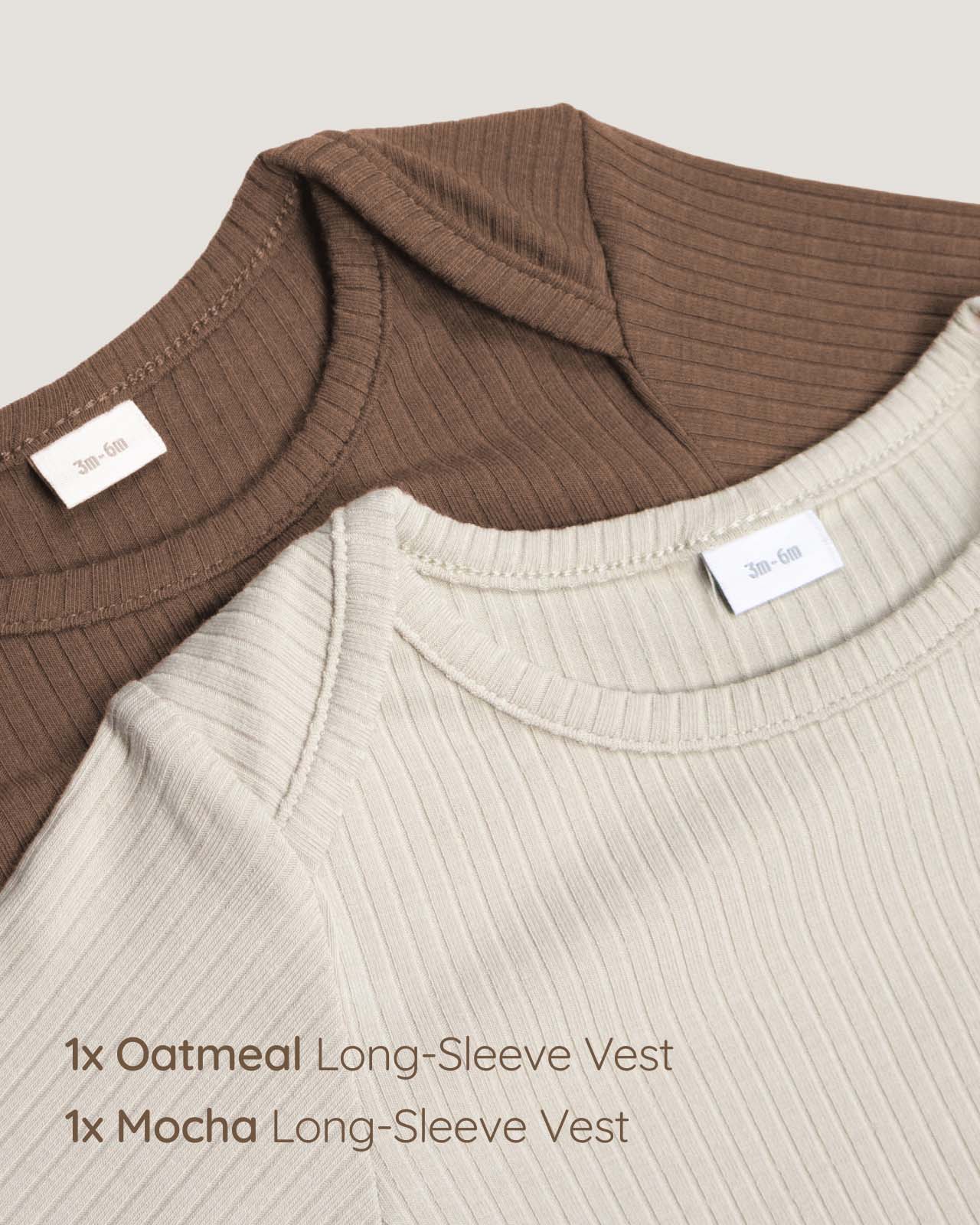 BABYGO® Long Sleeve Baby Bodysuit | 2 Pack - Image 4