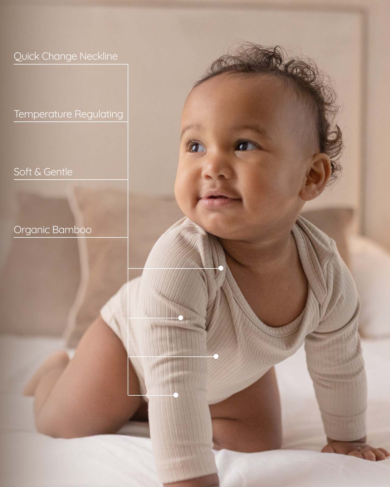 BABYGO® Long Sleeve Baby Bodysuit - Image 2