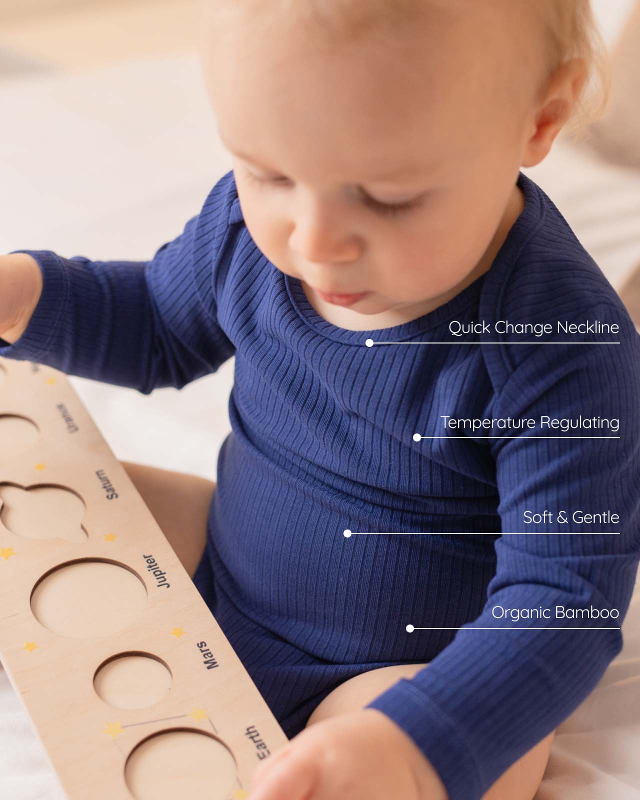 BABYGO® Long Sleeve Baby Bodysuit - Image 2