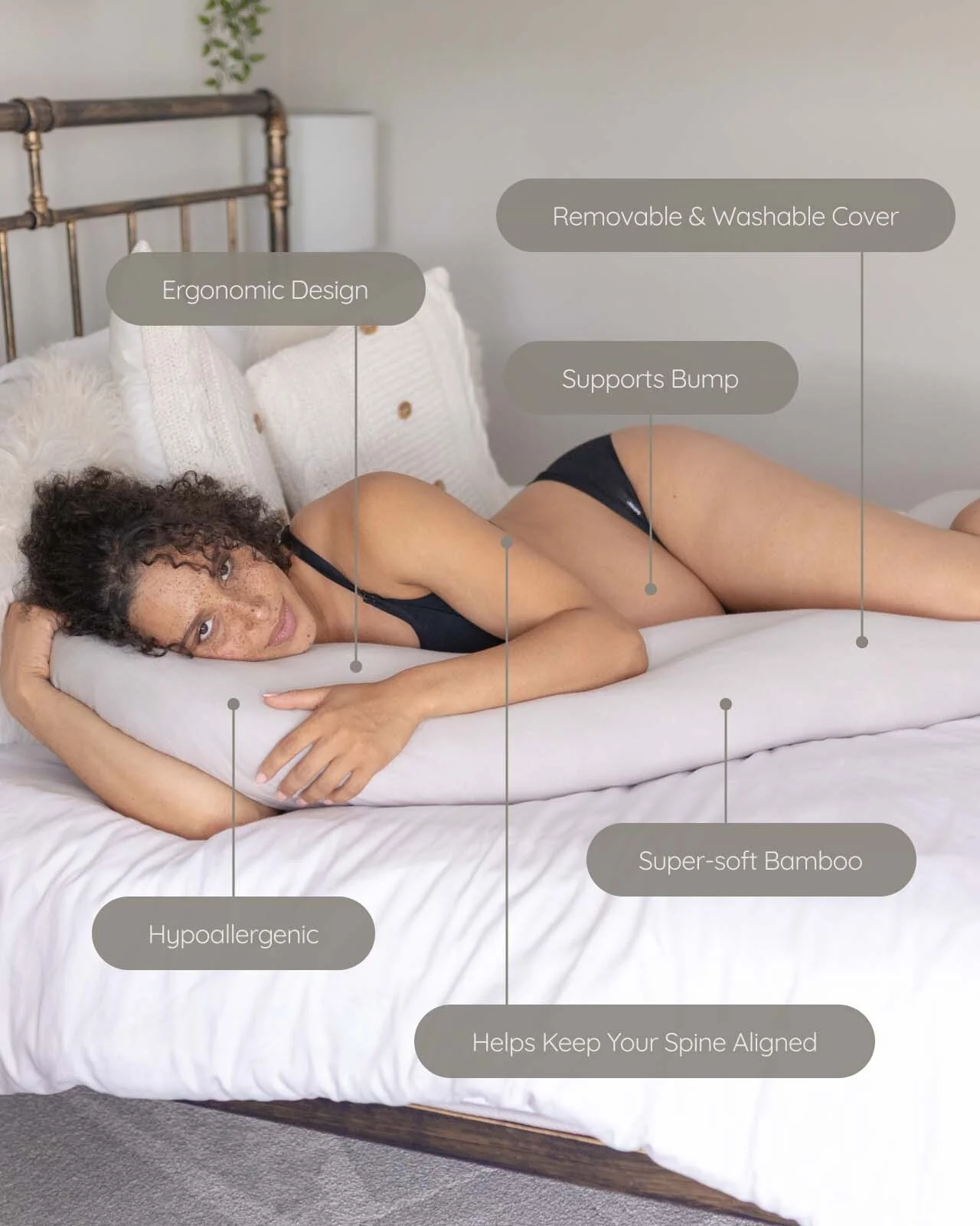 BABYGO® Moon Pregnancy Pillow - Image 4
