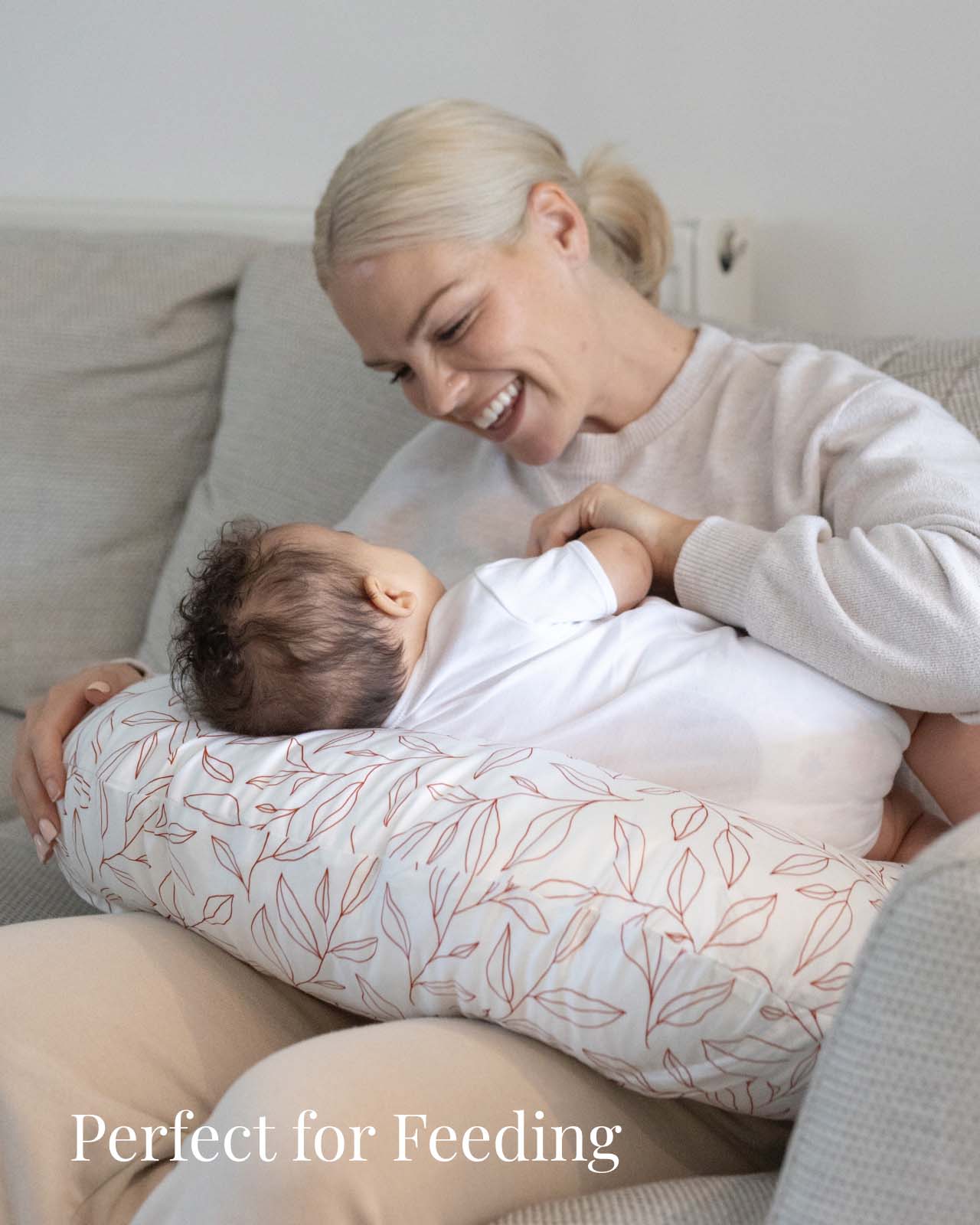 BABYGO® Orange Leaf Nursing Pillow - Image 3