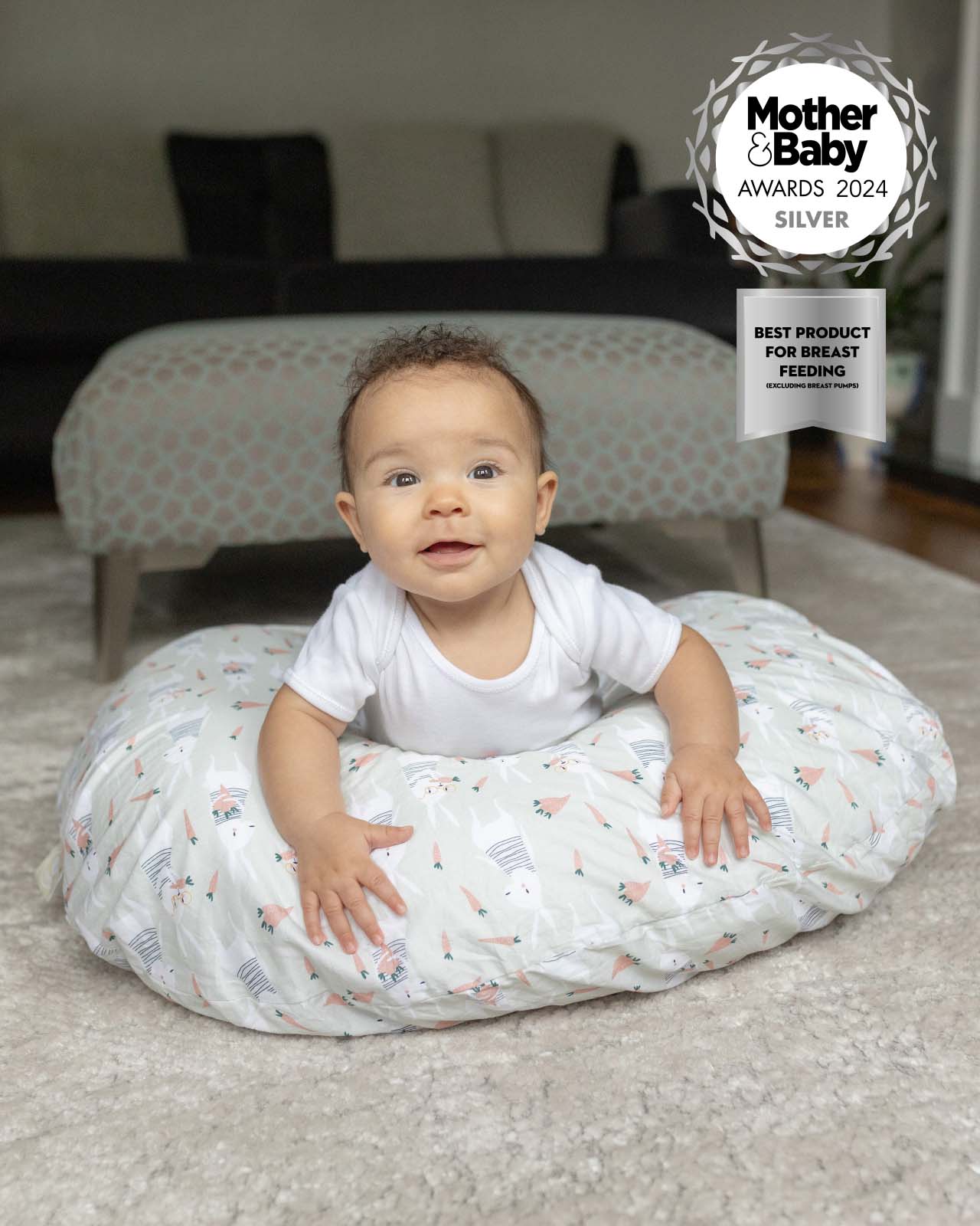 BABYGO® Rabbit Nursing Pillow - Image 2