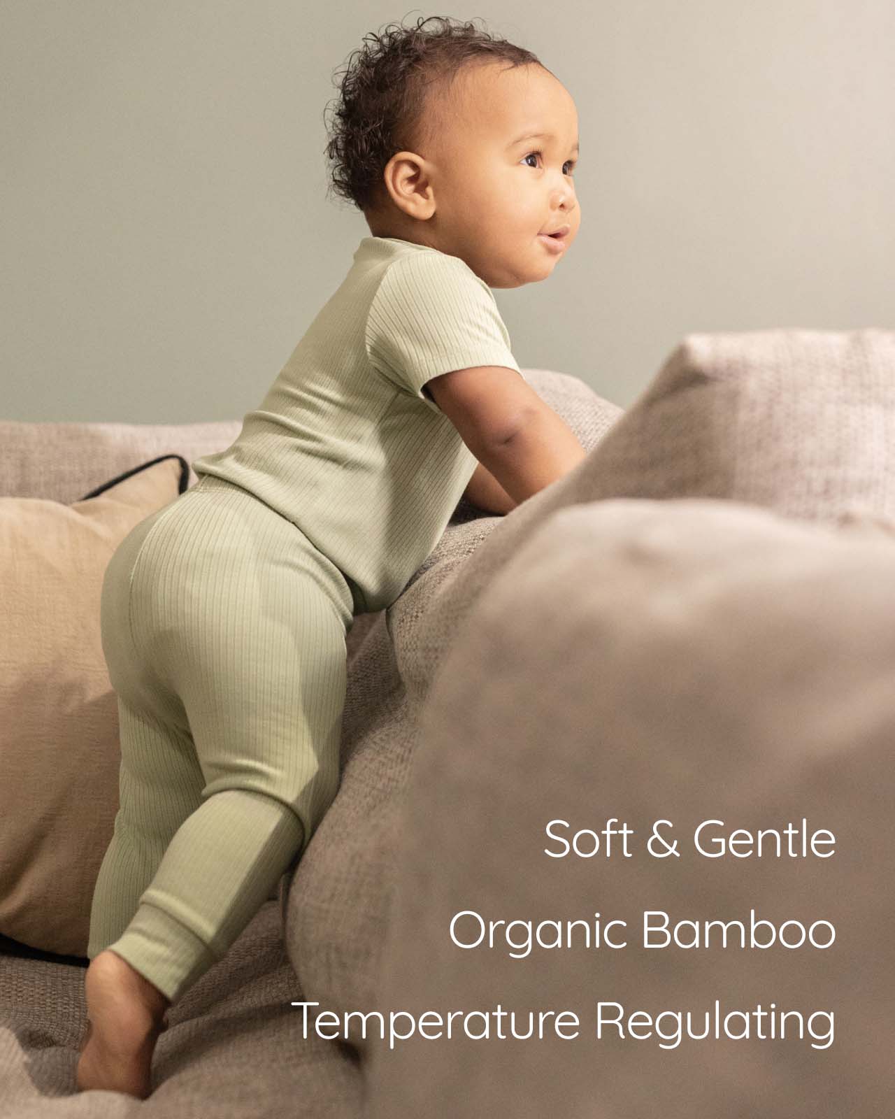 BABYGO® Ribbed Baby Leggings | 2 Pack - Image 2