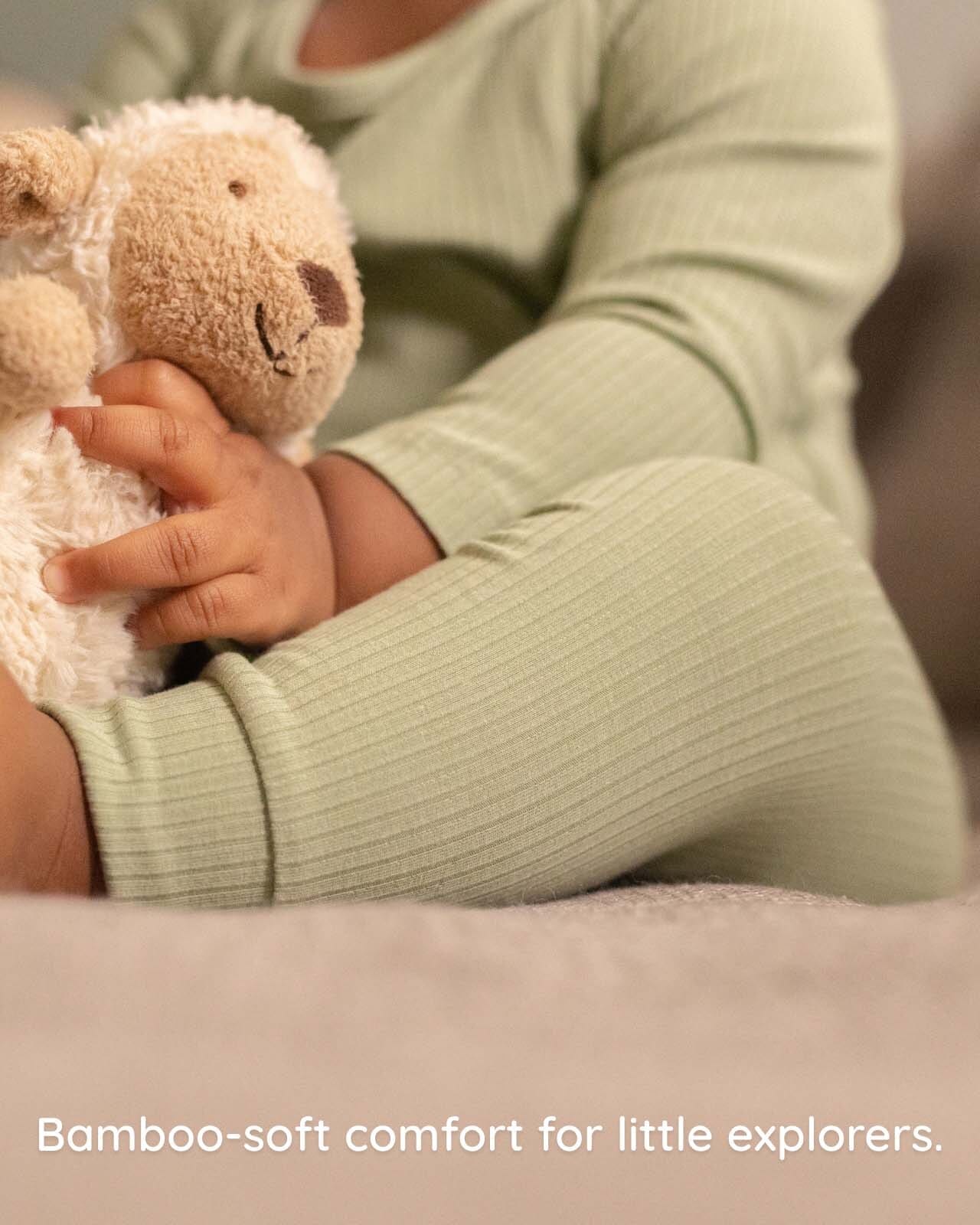 BABYGO® Ribbed Baby Leggings - Image 4
