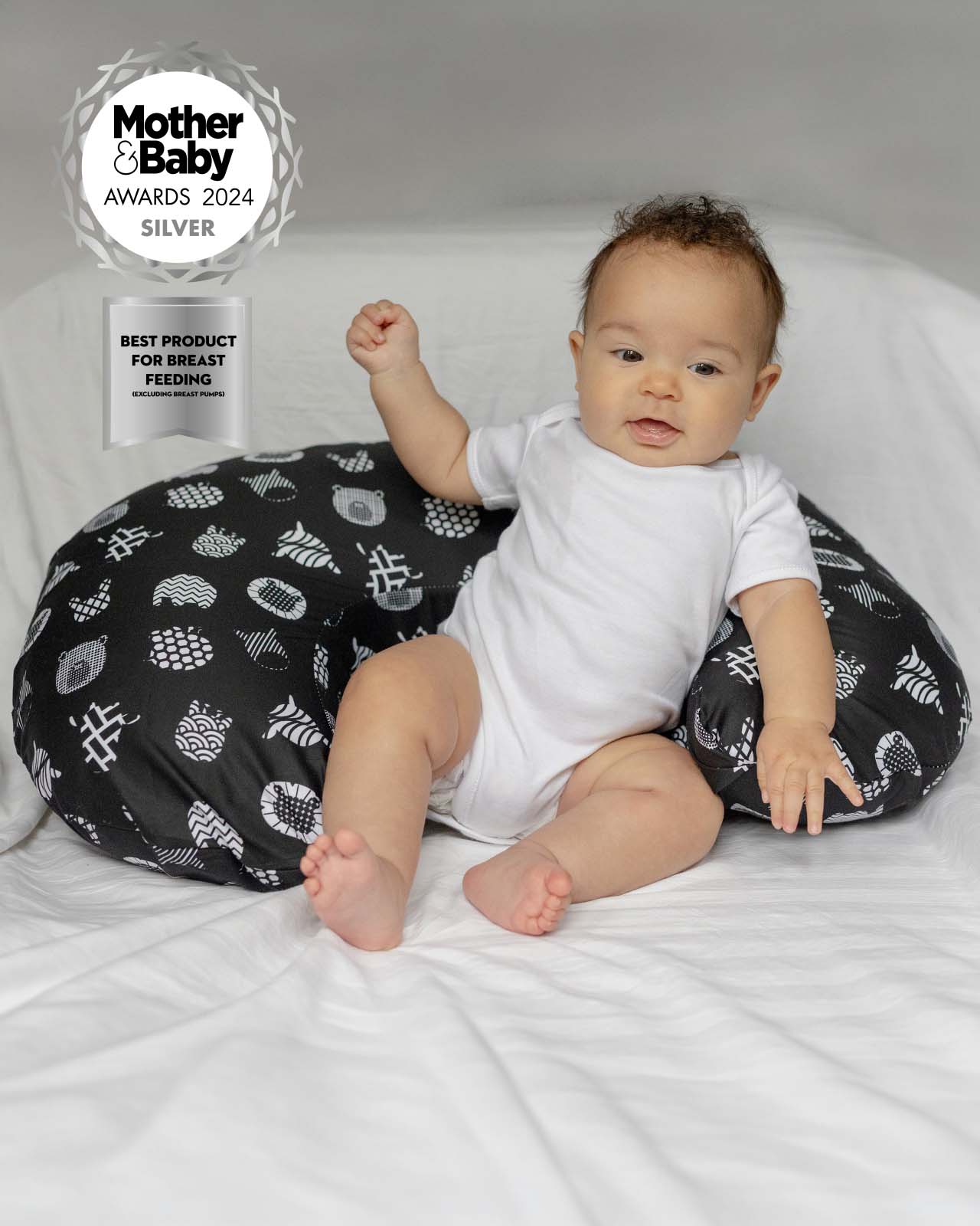 BABYGO® Sensory Nursing Pillow Cover - Image 4