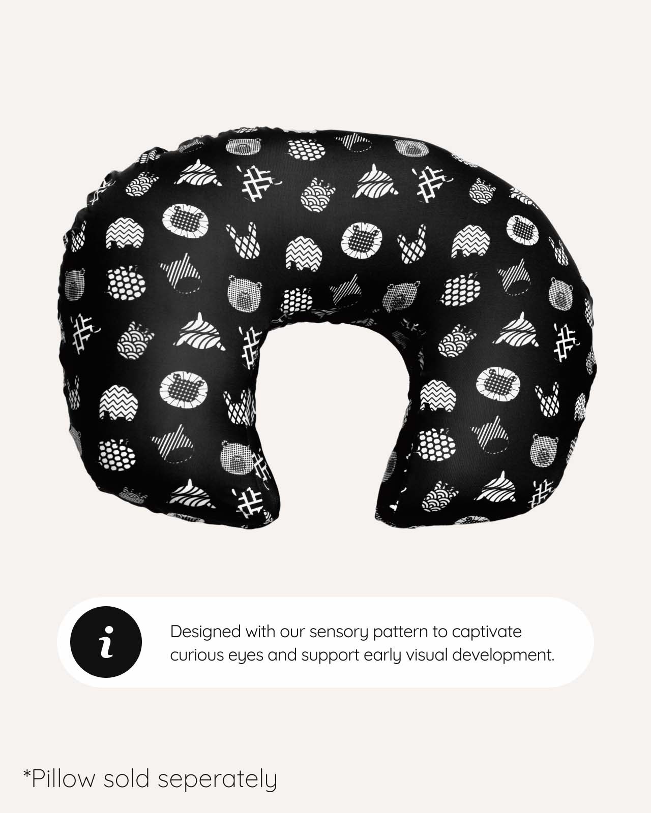 BABYGO® Sensory Nursing Pillow Cover - Image 5