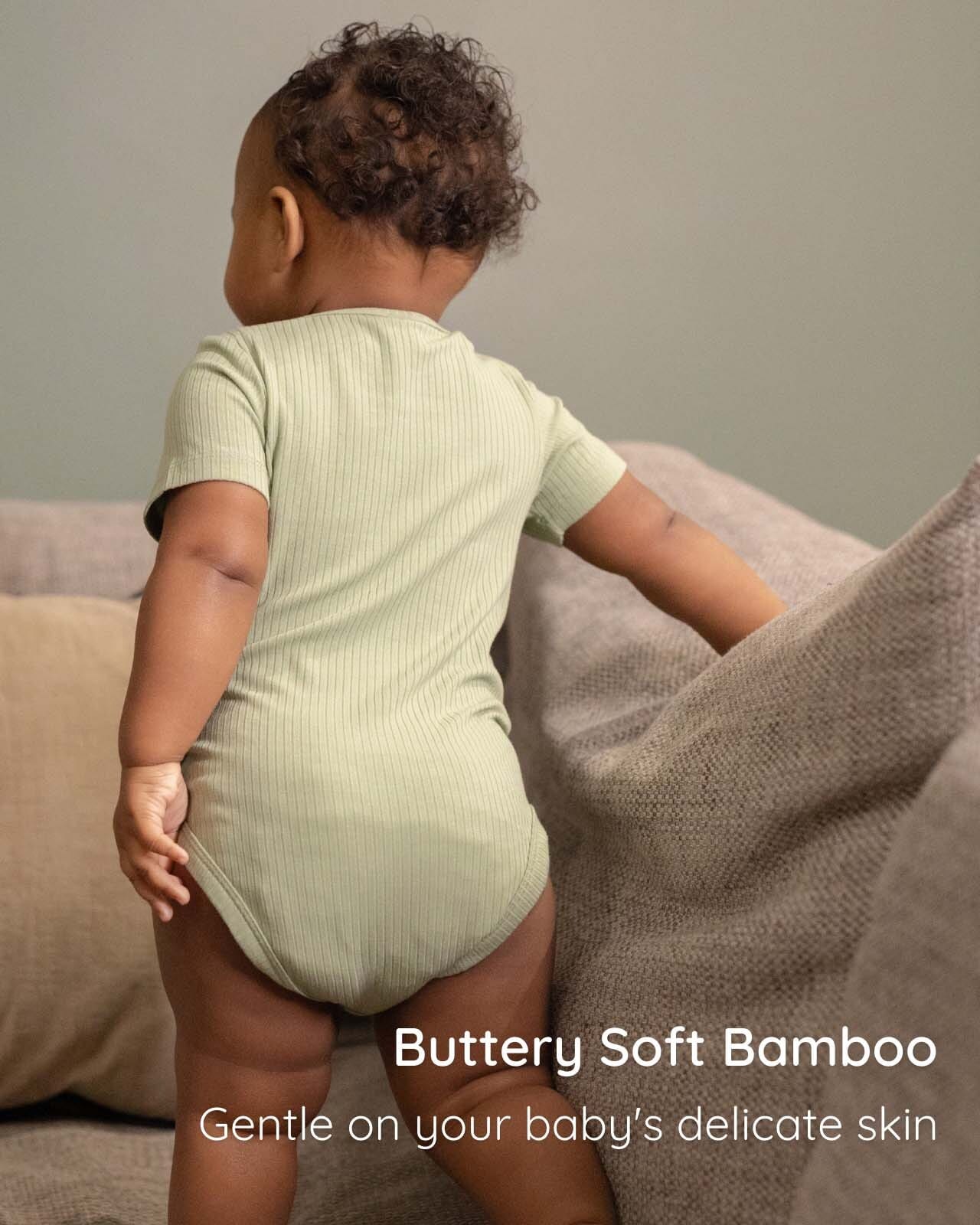 BABYGO® Short Sleeve Baby Bodysuit - Image 4
