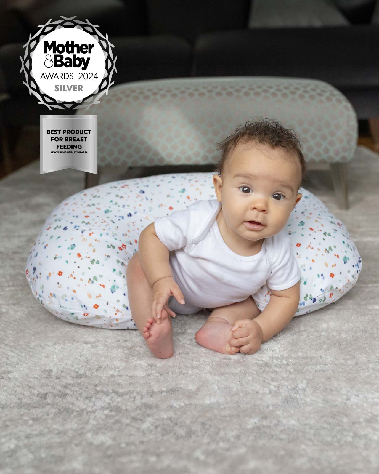 BABYGO® Splatter Nursing Pillow No Box - Image 2