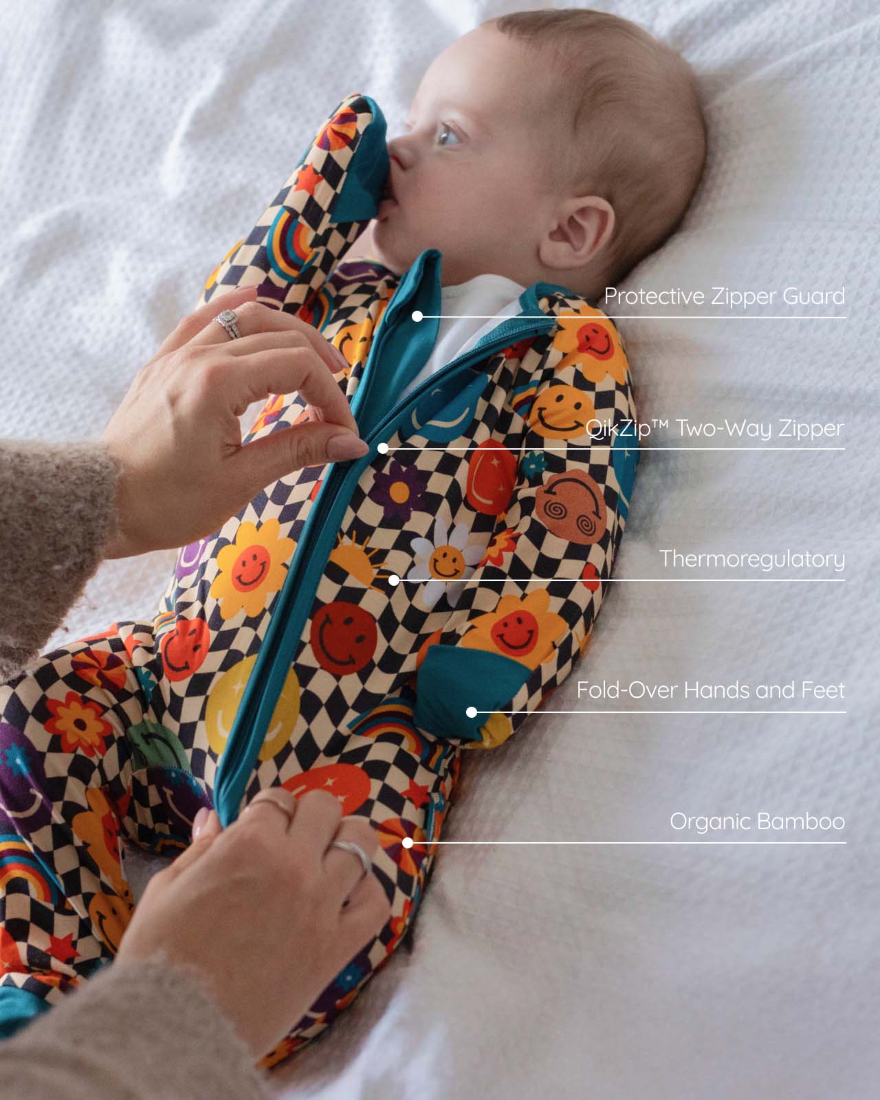 BABYGO® Zip Sleepsuit | 2 Pack - Image 4
