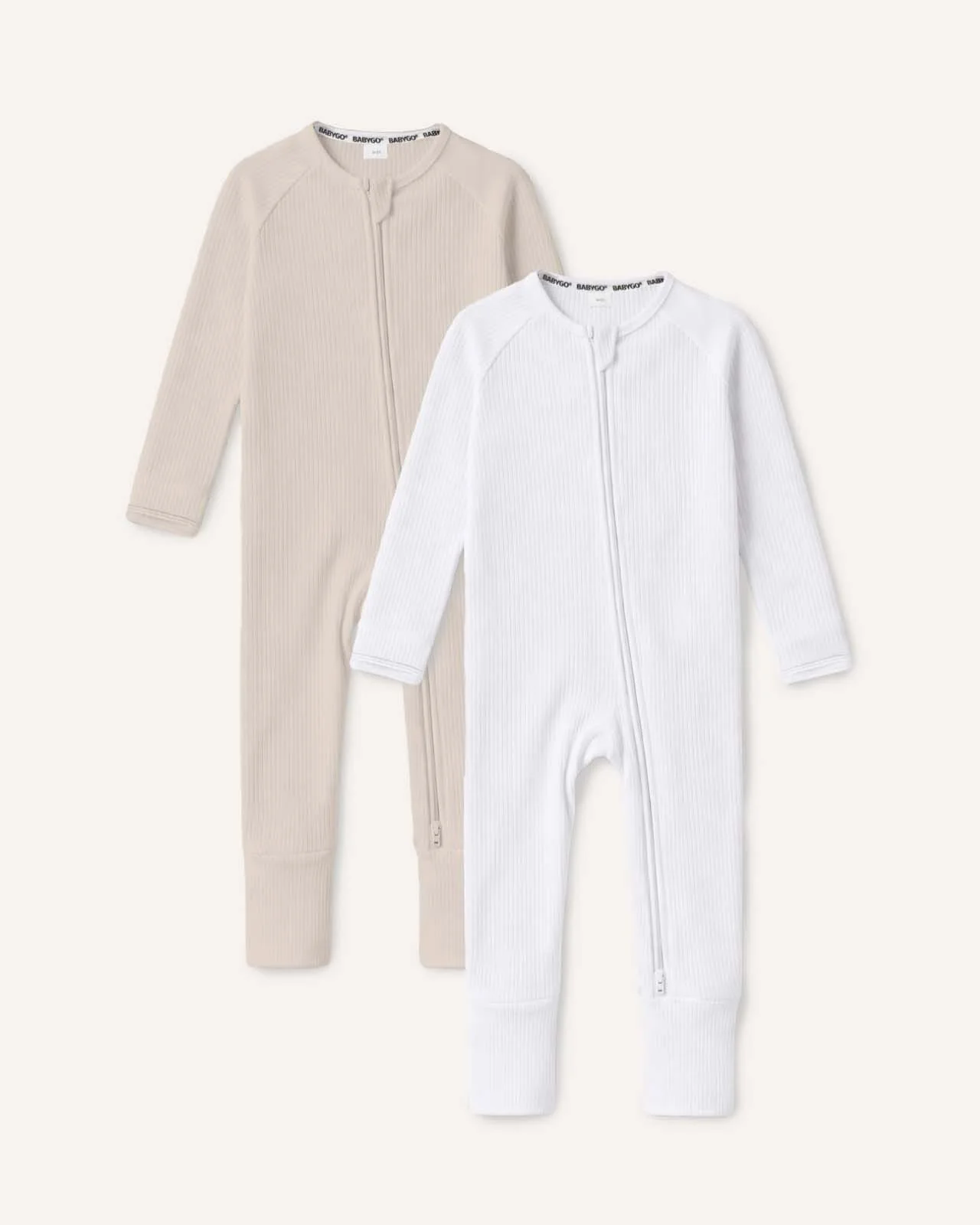 BABYGO® Zip Sleepsuit | 2 Pack