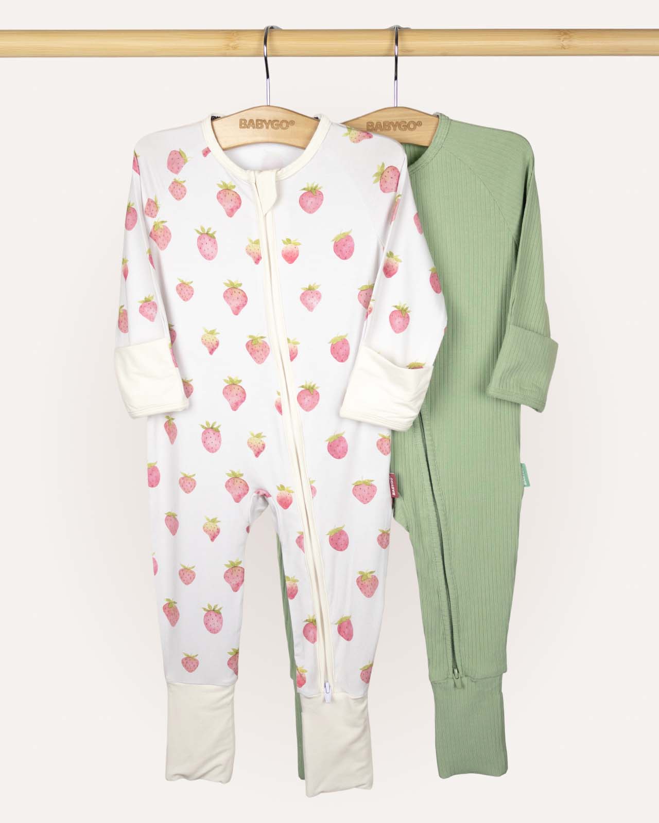 BABYGO® Zip Sleepsuit | 2 Pack