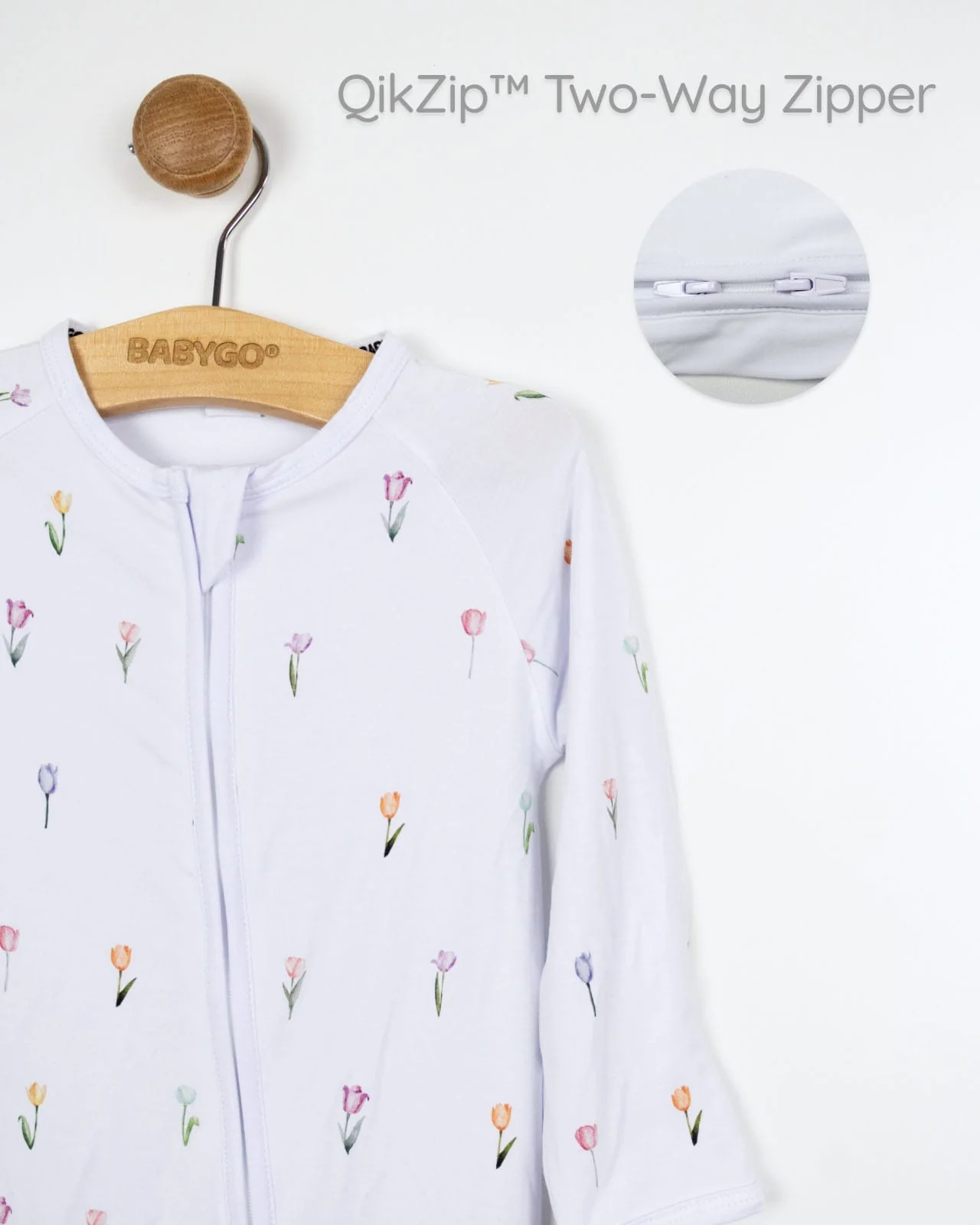 BABYGO® Tulip Zip Sleepsuit - Image 5